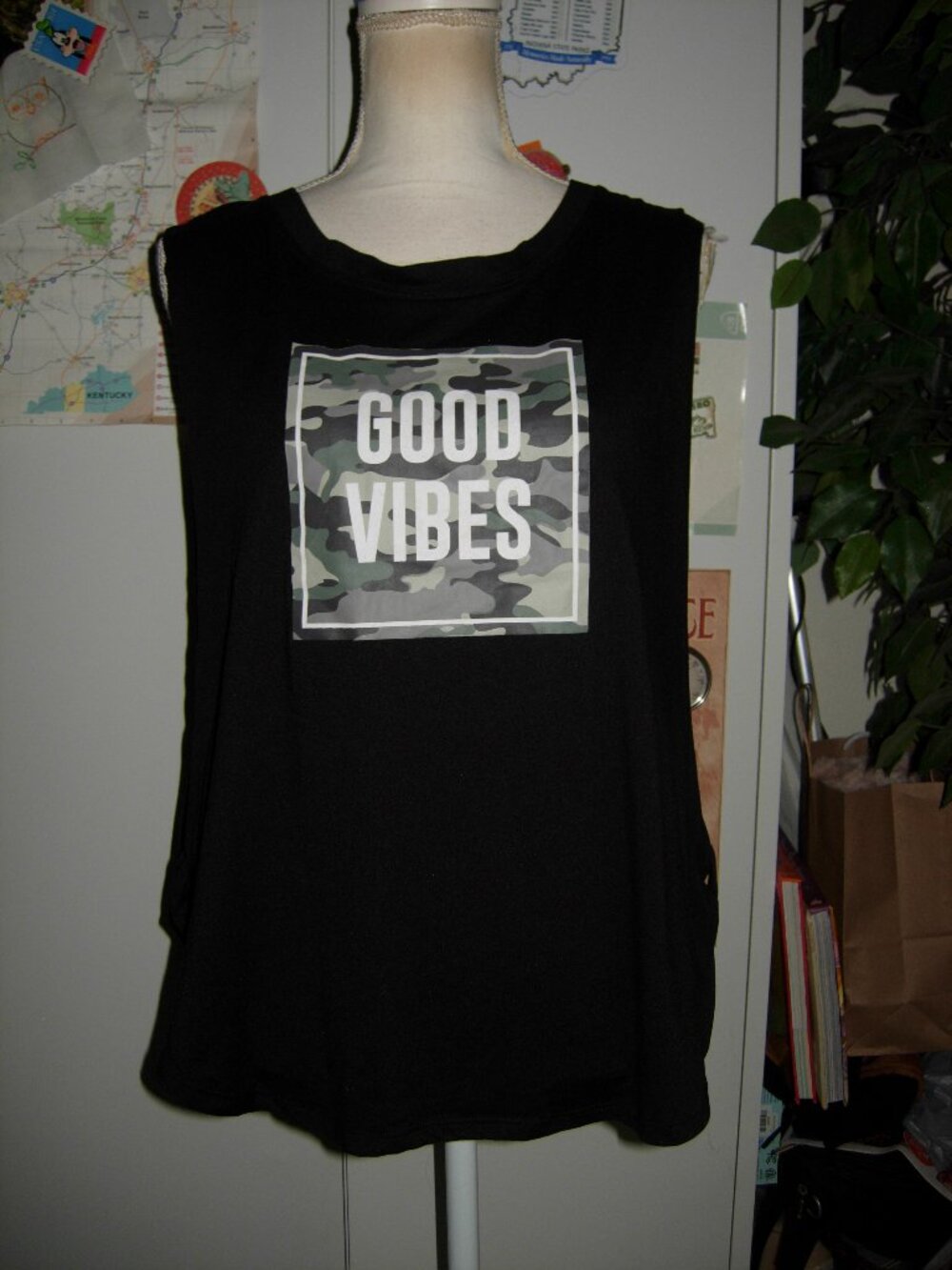 Good Vibes Open Side Tank Top XXXL(21)